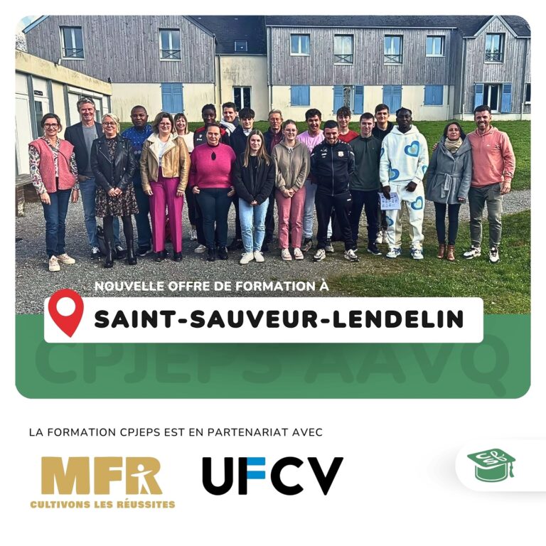 #CPJEPS #Formation #CotentinSportsFormations #Animation #MFR #UFCV