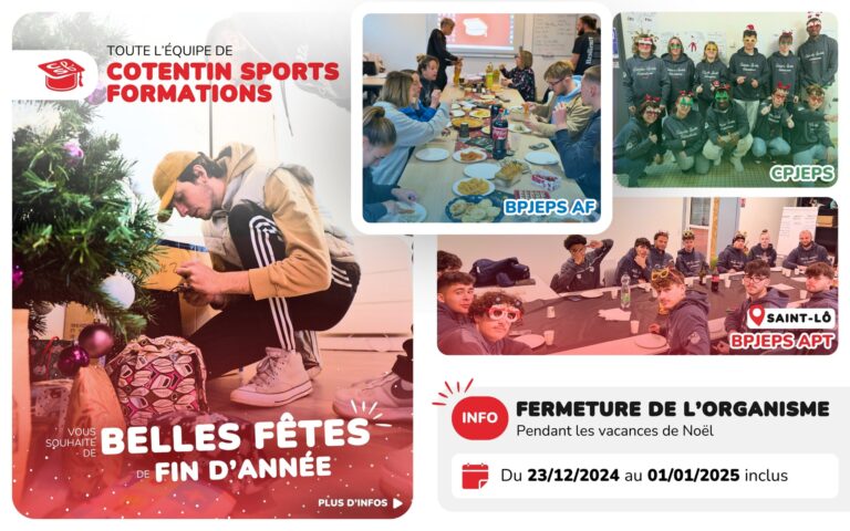 #cotentinsportsformations #csf #bpjeps #cpjeps #formation #fetes #noel