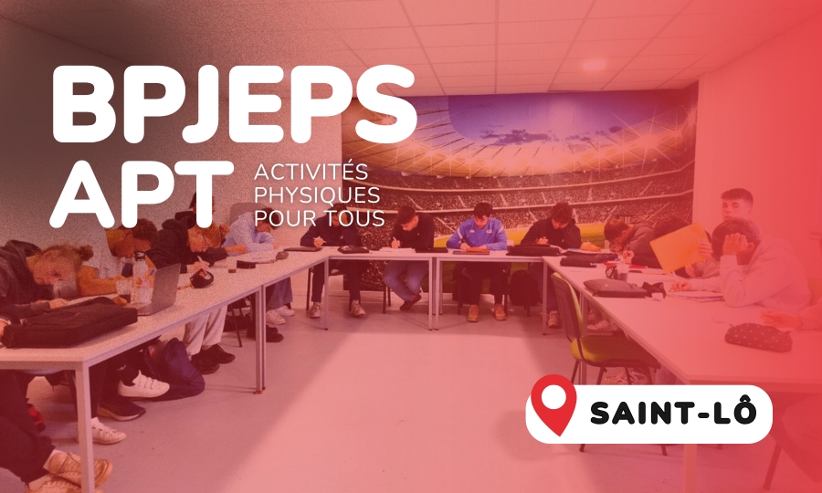 Salle de formation BPJEPS APT à Saint-Lô.