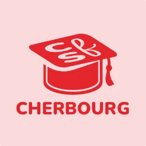 Logo rouge de l'école de Cherbourg